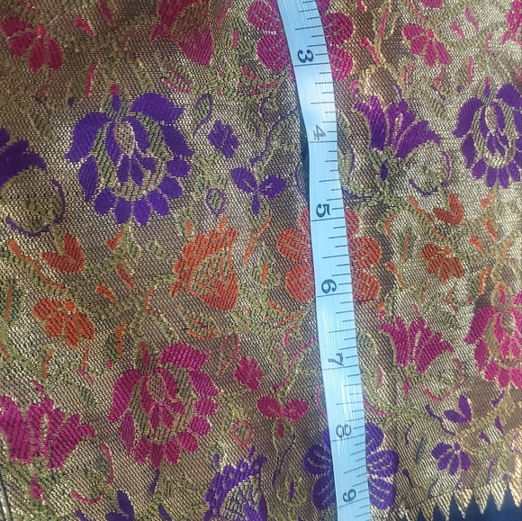 Bandhani Saree / Sari )- Kanchipurum Style-Brand New - Picture 8 of 8